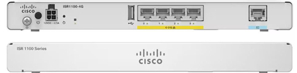 Cisco ISR1100X-6G 4GE LAN WAN Ports 2x SFP Ports 8GB RAM